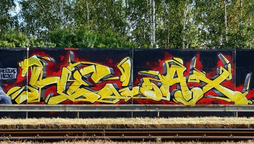 Helax graffiti na svinovských mostech